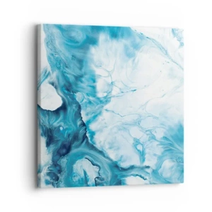 Obraz na plátně - Modrý koncert - 30x30 cm