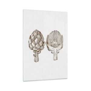 Obraz na skle - Hodiny anatomie - 80x120 cm