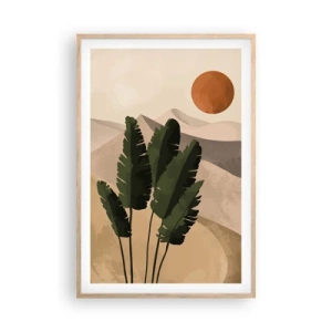 Plakát v rámu světlý dub - Triumf života - 61x91 cm