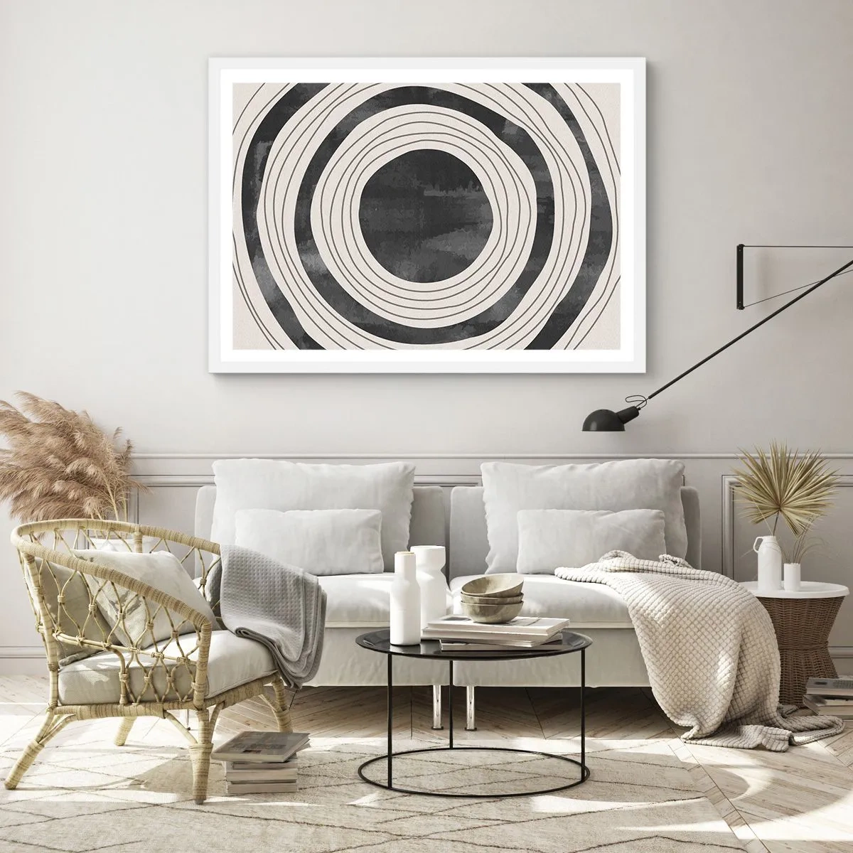 Plakát v bílém rámu - Přesný zásah - 100x70 cm