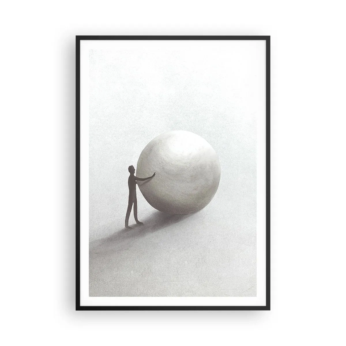Plakát v černém rámu - Hra života - 70x100 cm