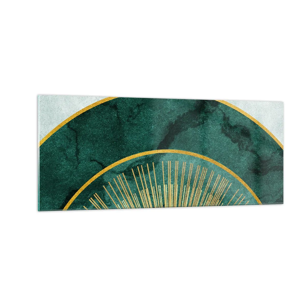 Obraz na skle - Jiná sluneční soustava - 100x40 cm