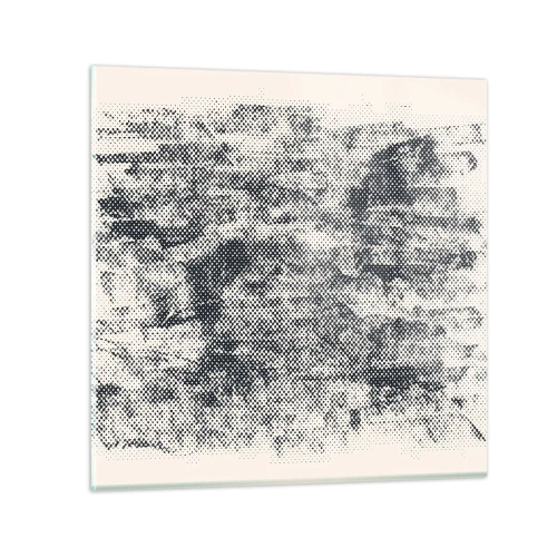 Obraz na skle - Mlžná kompozice - 50x50 cm