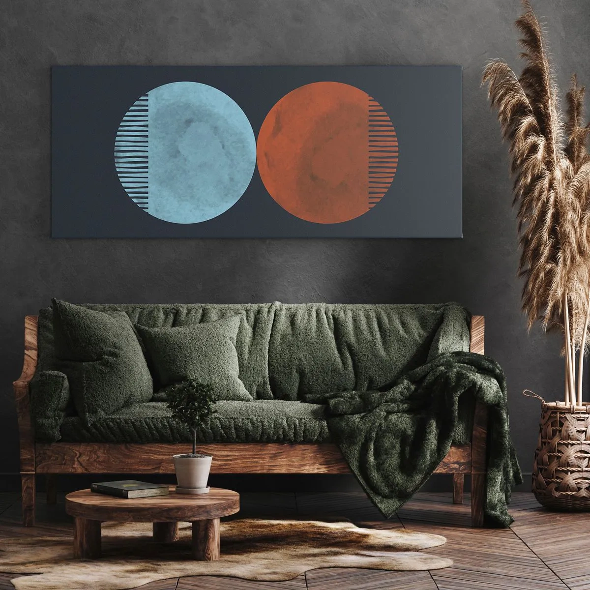 Obraz na plátně - Pouze geometrie? - 160x50 cm