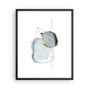 Plakát v černém rámu - Studie kapky - 40x50 cm