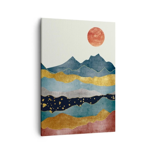 Obraz na plátně - Průřez světem - 50x70 cm