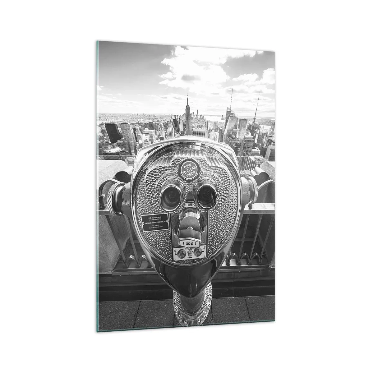 Obraz na skle - Město nad městy - 70x100 cm