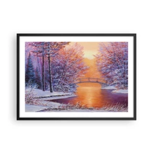 Plakát v černém rámu - Sejdeme se zde - 70x50 cm