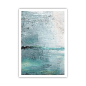 Plakát - Horizontálně v modři - 70x100 cm