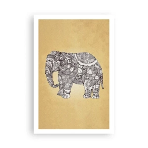 Plakát - Skrytý slon - 61x91 cm