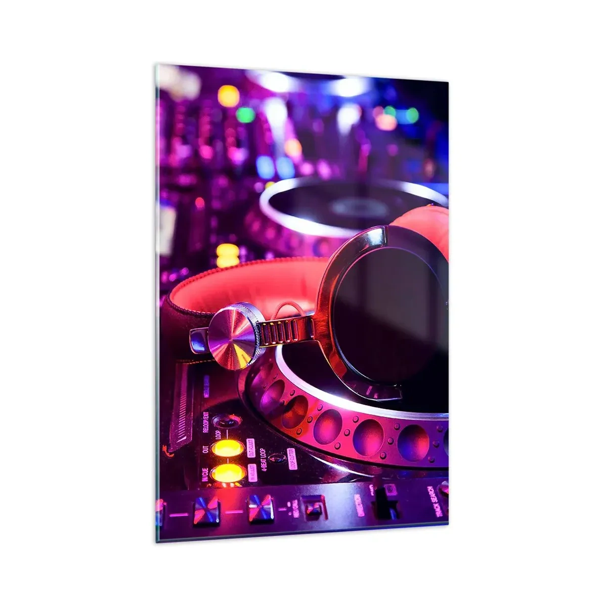 Obraz na skle - Než začne zábava - 80x120 cm