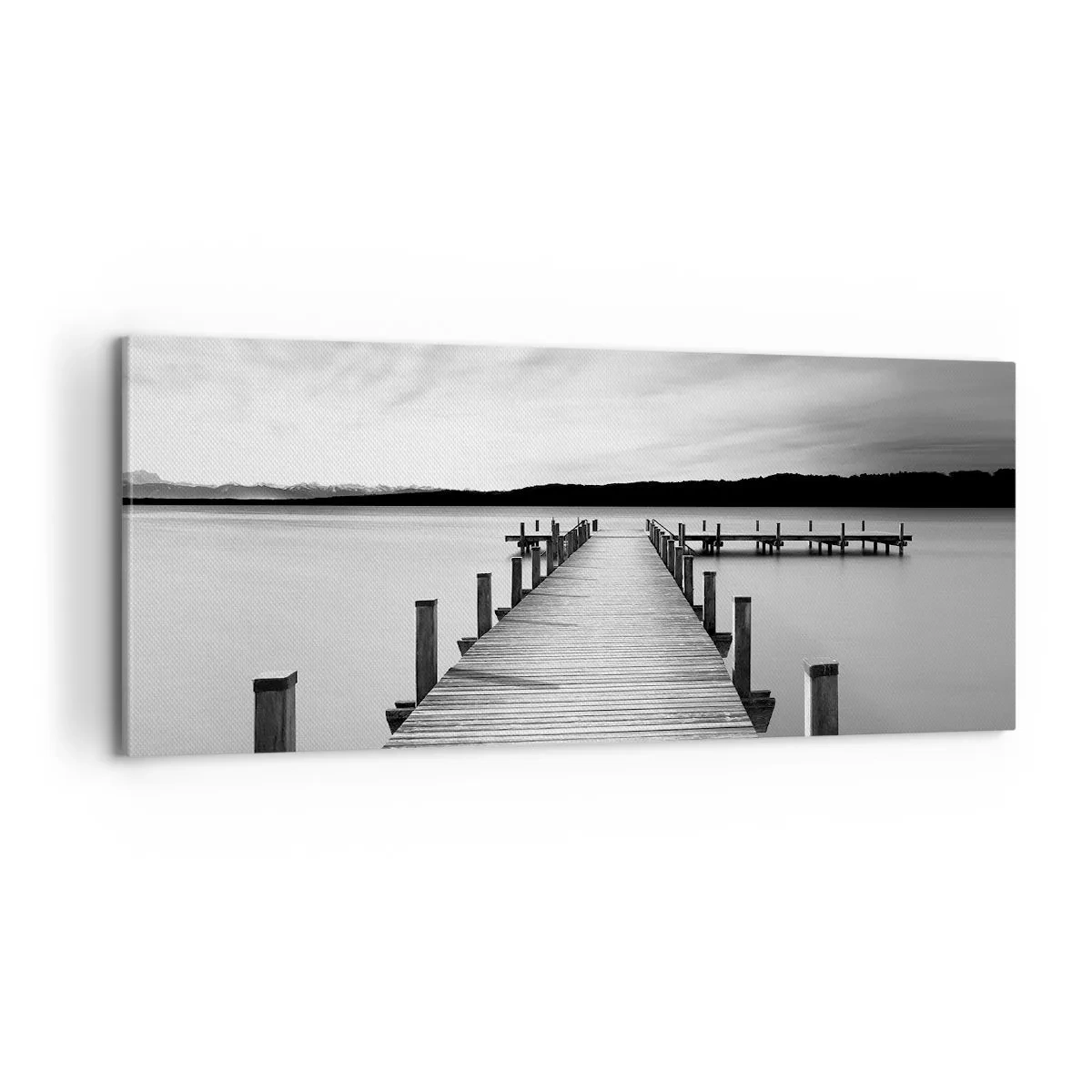 Obraz na plátně - U napajedla – klidu - 100x40 cm