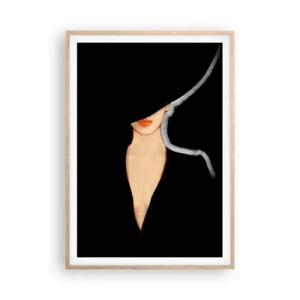 Plakát v rámu světlý dub - Elegance a styl - 70x100 cm