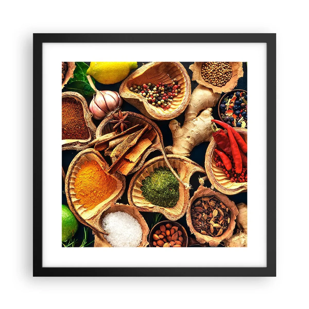 Plakát v černém rámu - Vezmi si, co chceš - 40x40 cm