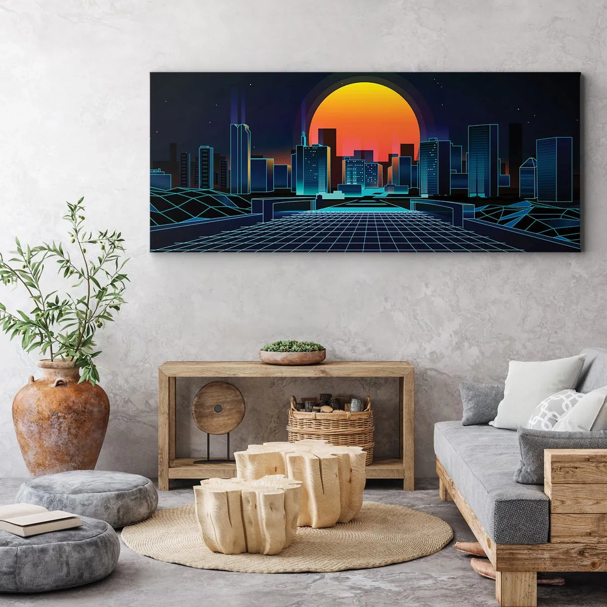 Obraz na plátně - Pořád chcete do reálu? - 90x30 cm