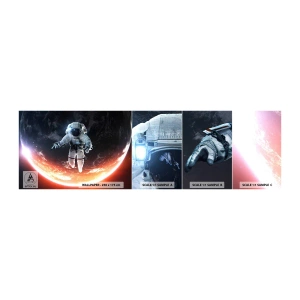 Vzor Fototapety Samolepicí Deluxe Sticker - Mohu zůstat ještě chvilku? - Astronaut, Kosmos, Kosmonaut - 100x30 cm