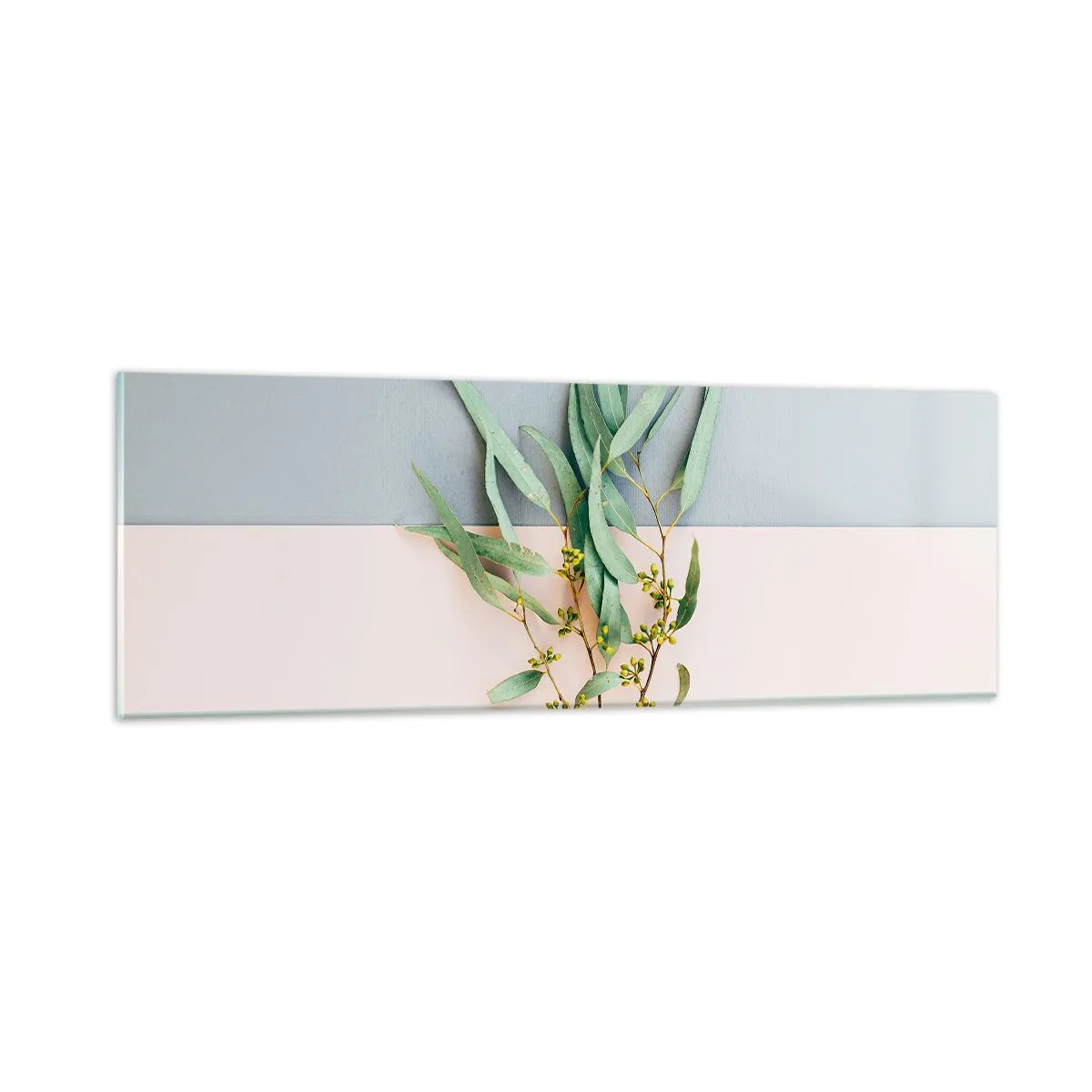 Obraz na skle - Pastelová jemnost - 90x30 cm