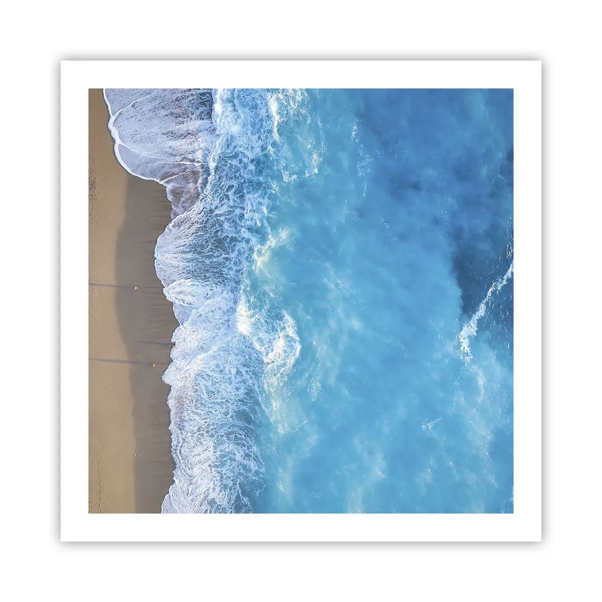 Plakát - Síla modři - 60x60 cm