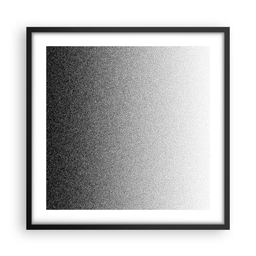 Plakát v černém rámu - Směrem ke světlu - 50x50 cm