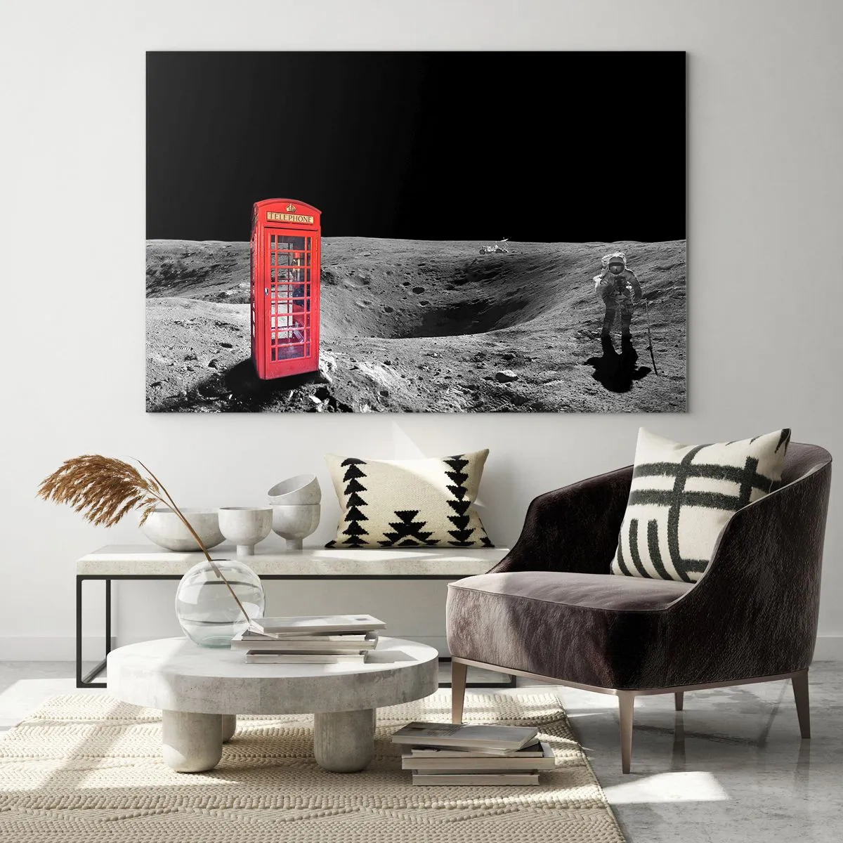 Obraz na skle - Kosmický žert - 100x70 cm