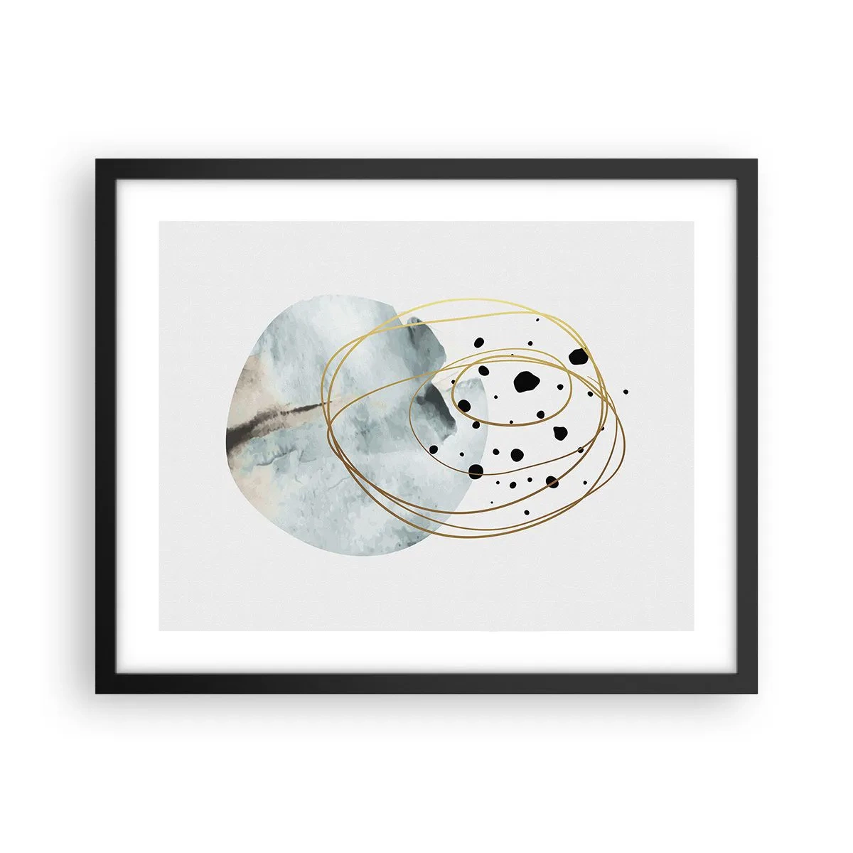 Plakát v černém rámu - V objetí prostoru - 50x40 cm