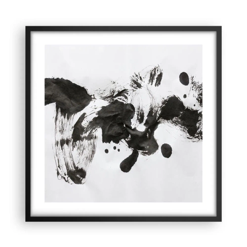 Plakát v černém rámu - Metoda v šílenství? - 50x50 cm