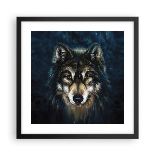 Plakát v černém rámu - Alfa? A omega - 40x40 cm