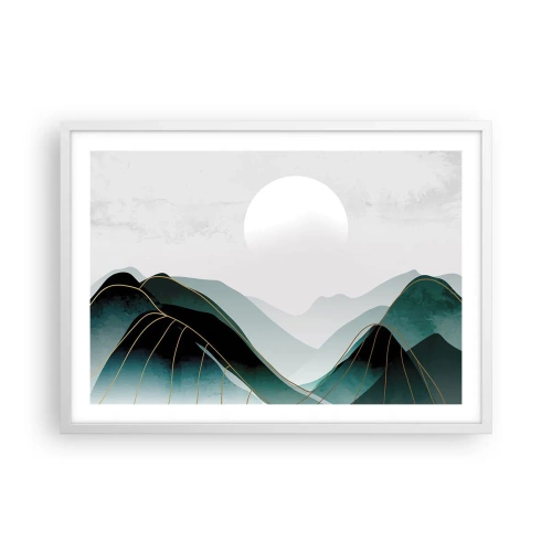 Plakát v bílém rámu - V plném majestátu - 70x50 cm