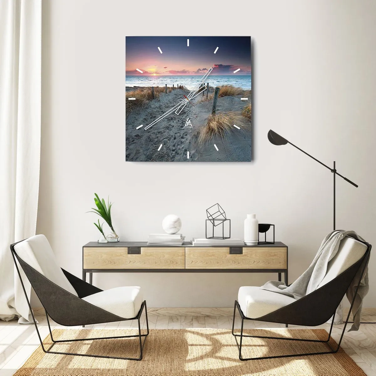 Nástěnné hodiny - Za trochu lásky šel bych světa kraj… - 30x30 cm
