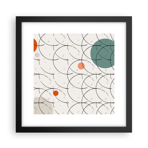 Plakát v černém rámu - V duchu pop-artu - 30x30 cm