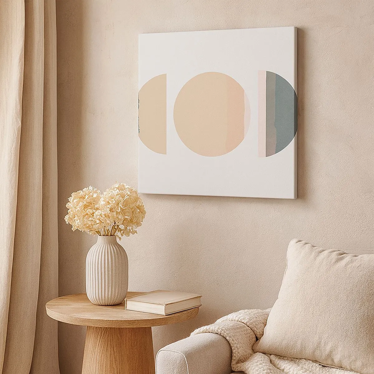 Obraz na plátně - Kruh za kruhem - 30x30 cm