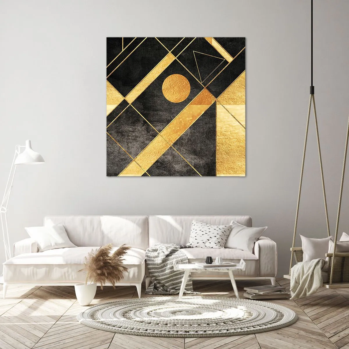 Obraz na plátně - Slunce pouště - 60x60 cm