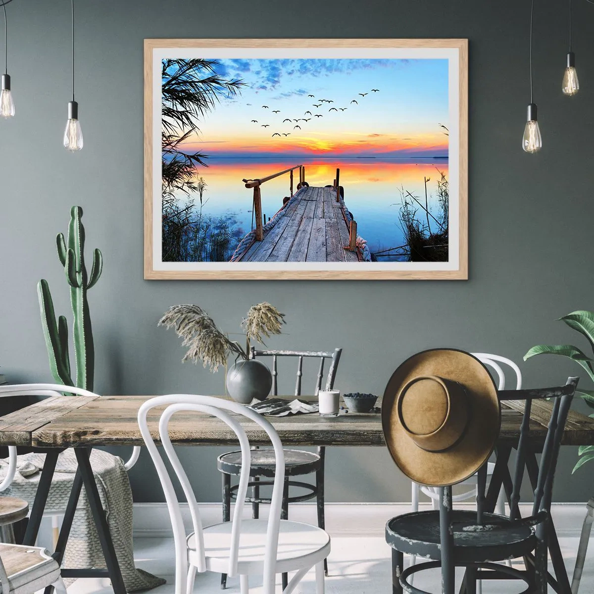 Plakát v rámu světlý dub - Je čas vrátit se… - 91x61 cm