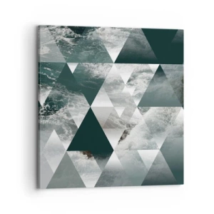 Obraz na plátně - Křišťálová perspektiva - 70x70 cm