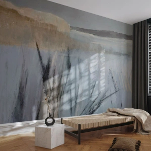 Fototapeta Samolepicí Deluxe Sticker - Zimní pole - Jasný, Minimalismus, Kus - 350x256 cm