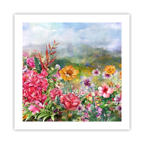 Plakát - Zahrada, která se zbláznila - 50x50 cm