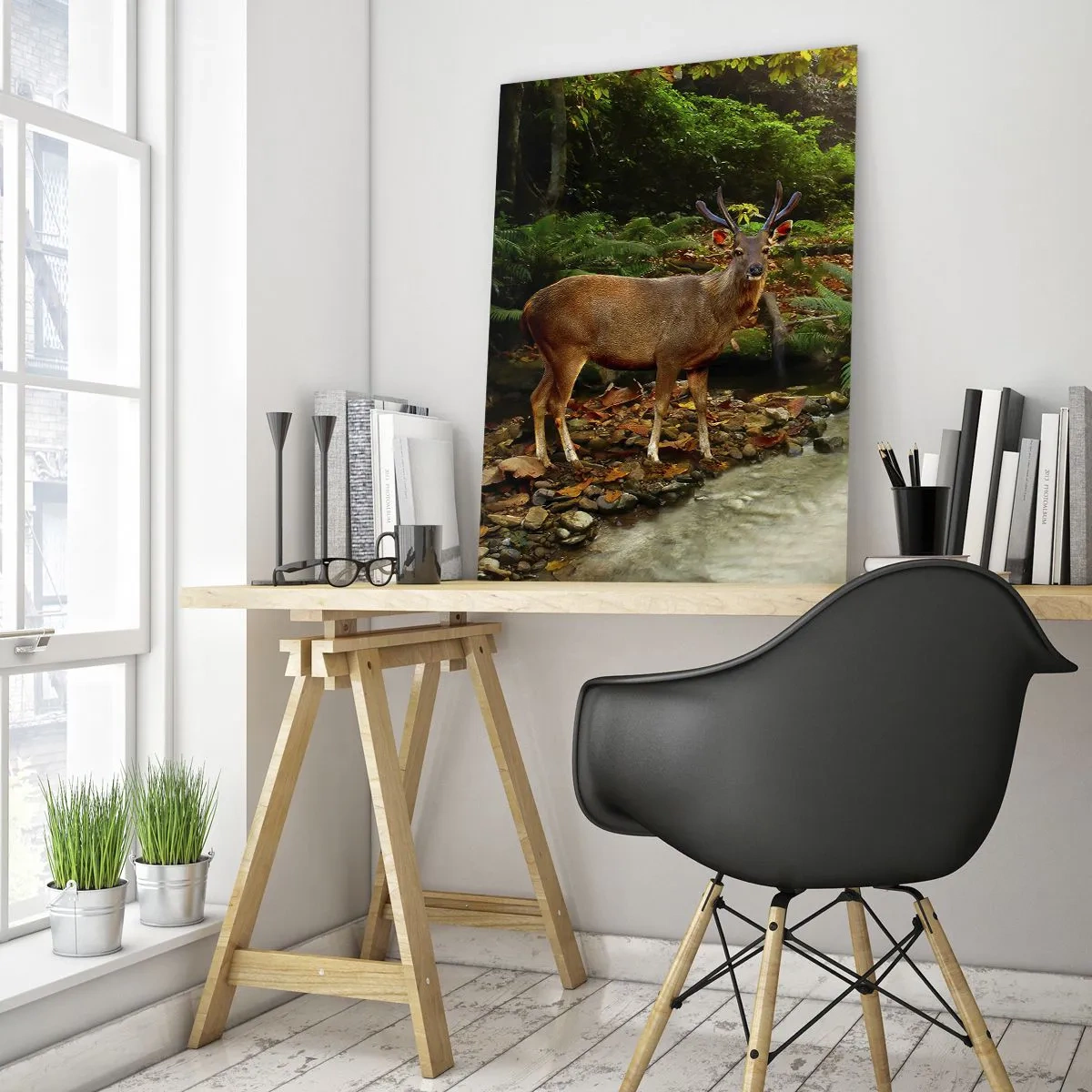 Obraz na skle - Vítám v mém světě - 50x70 cm
