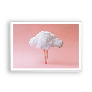 Plakát v bílém rámu - Sladký slib - 100x70 cm