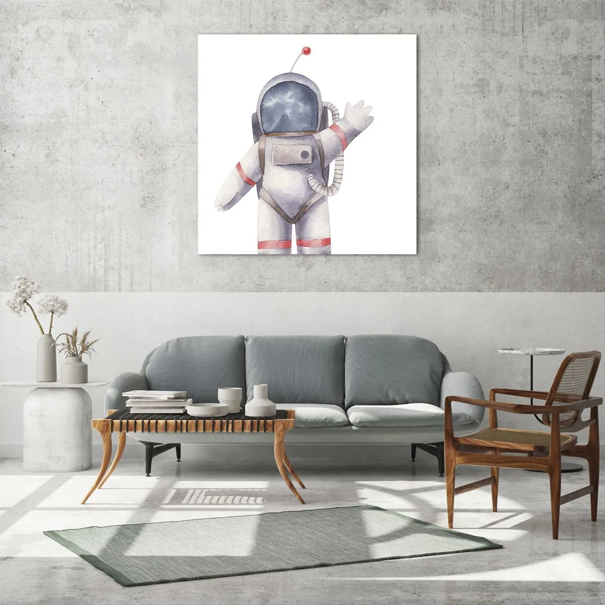 Obraz na skle - Tak zatím! - 60x60 cm