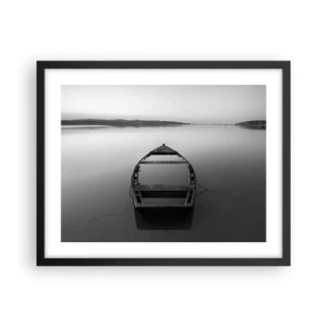 Plakát v černém rámu - Stesk a melancholie - 50x40 cm