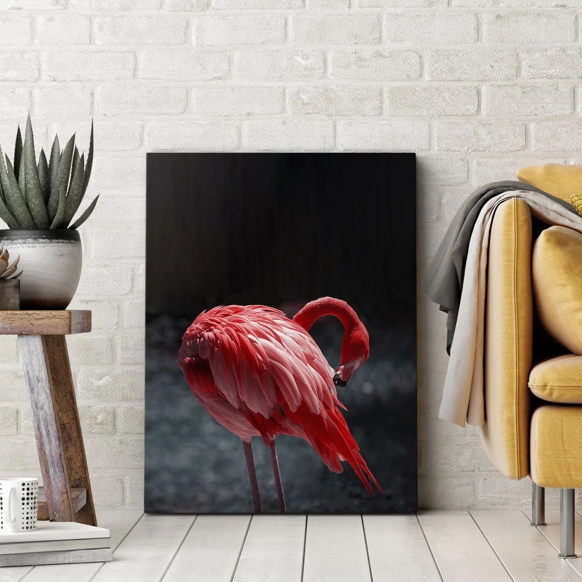 Obraz na plátně - Karmínová báseň přírody - 70x100 cm