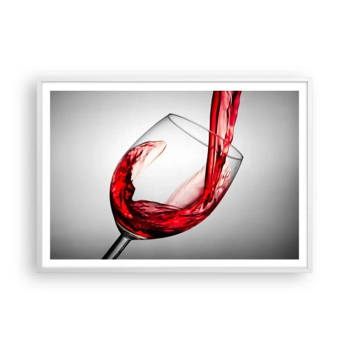 Plakát v bílém rámu - Barva - pohyb - zvuk - 100x70 cm