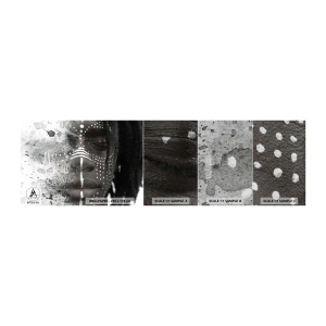 Vzor Fototapety Premium Sand - Objev původního ducha - Portrét ženy, Žena, Afro-Američan - 100x30 cm