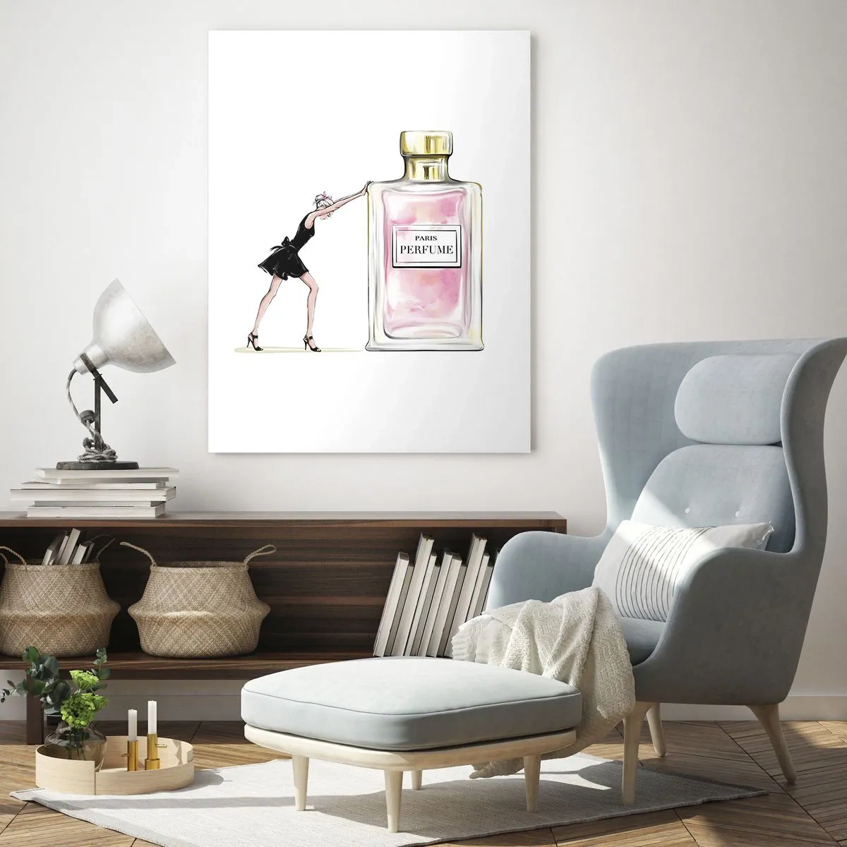Obraz na skle - Podstata ženskosti - 50x70 cm