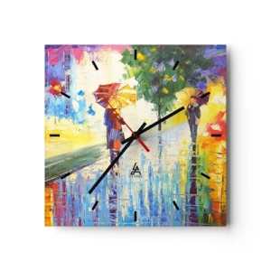 Nástěnné hodiny - A všechno je jasné - 30x30 cm
