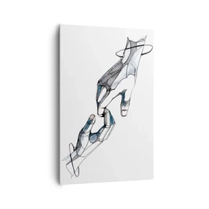 Obraz na plátně - Dobré gesto - 80x120 cm