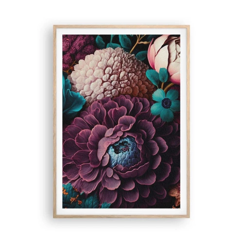 Plakát v rámu světlý dub - Úroda přírody - 70x100 cm