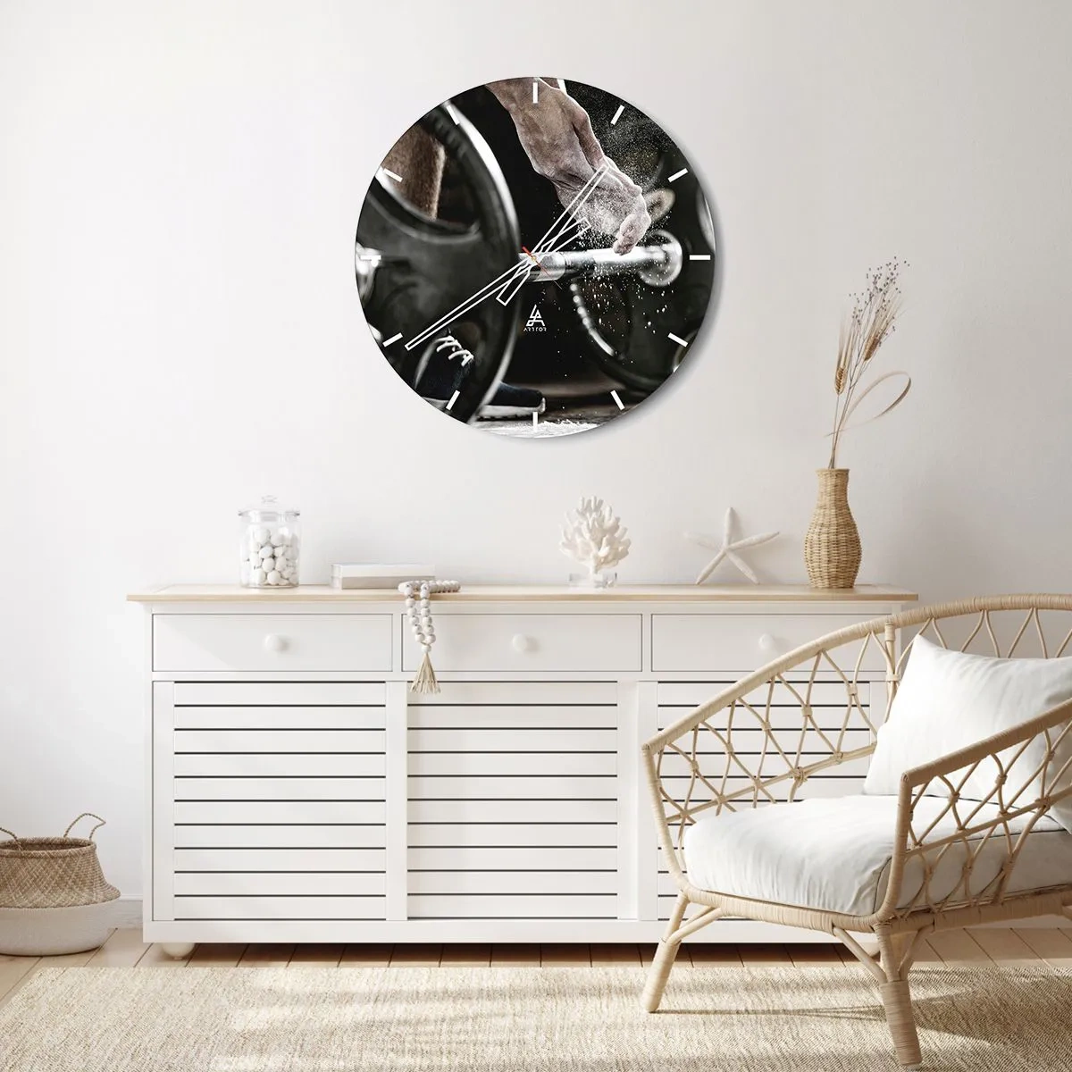 Nástěnné hodiny - Výzva přijatá! - 40x40 cm