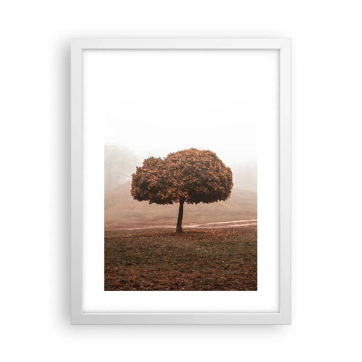 Plakát v bílém rámu - Po rušném létě - 30x40 cm