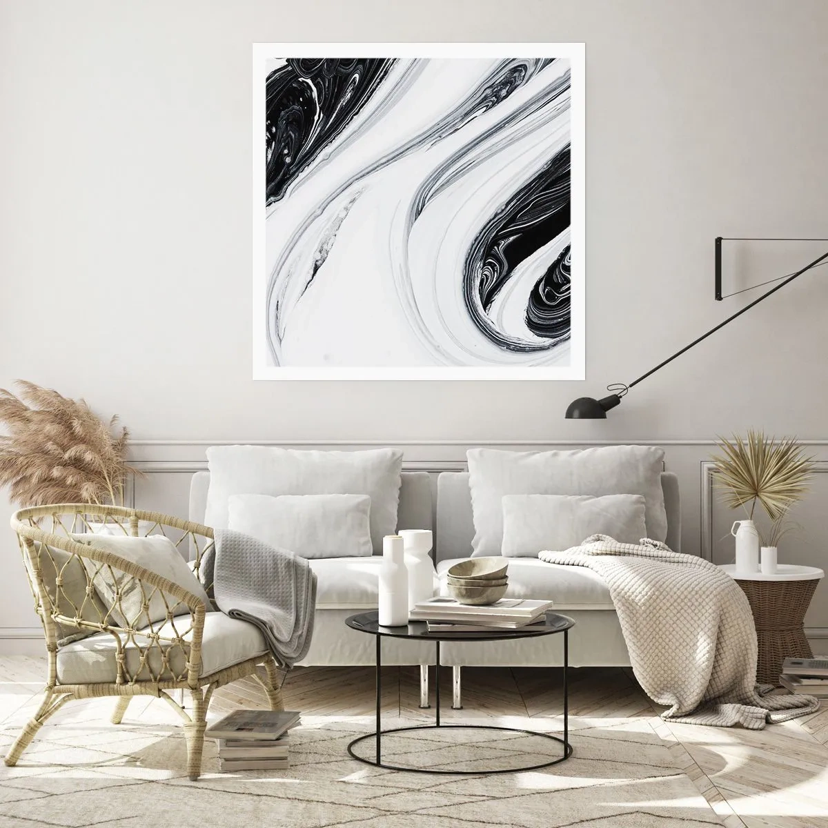 Plakát - Spojení protikladů - 50x50 cm